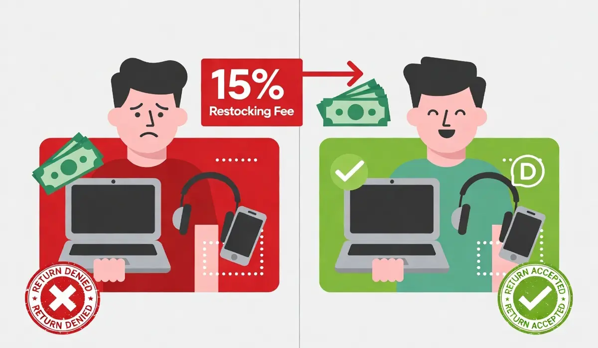 Electronics return restocking fees explained