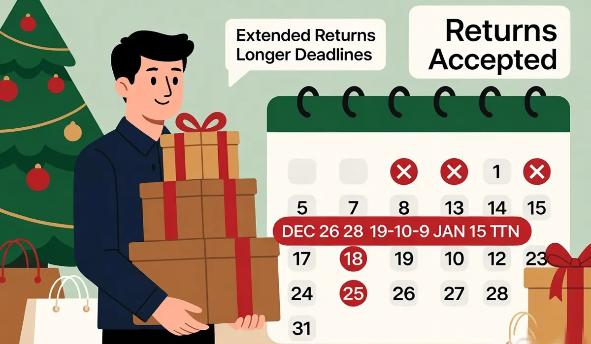 Holiday return extended deadlines 2026