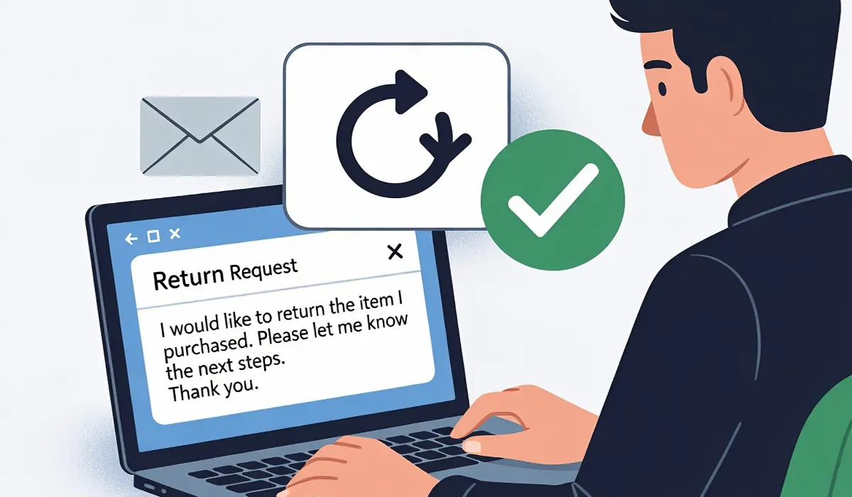 How to write a return request email